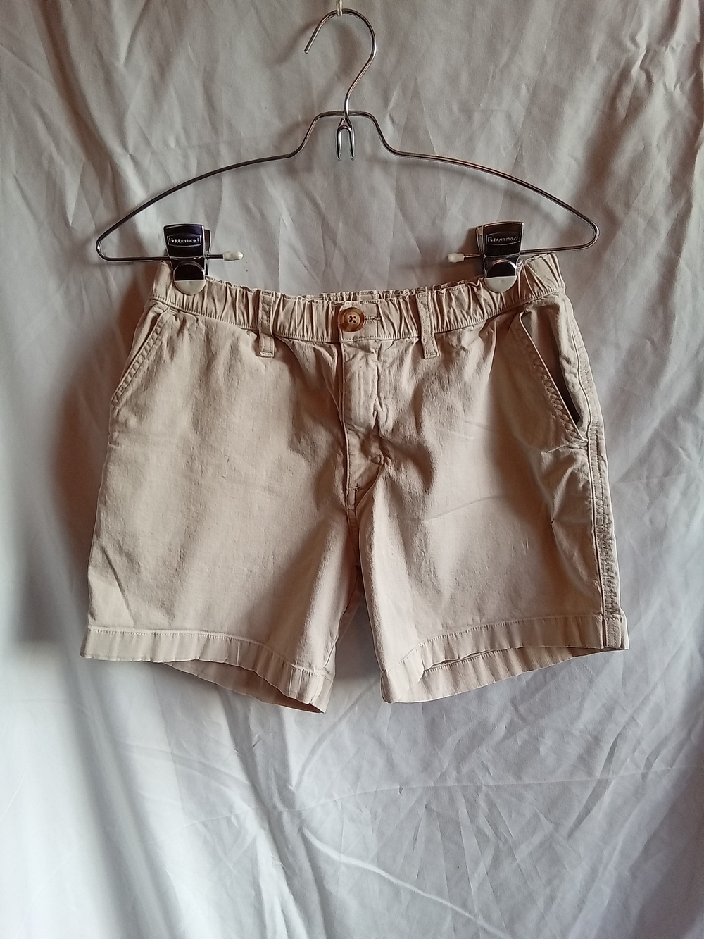 chubbies Beige Flat Front Men’s Shorts